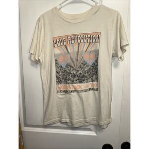 Woodstock Graphic tee Sized Medium Pre‎ Loved T Shirt